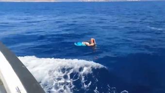 İzinli çıktığı cezaevine dönmedi, yüzerek Meis Adası'na kaçarken yakalandı