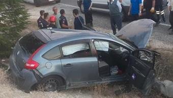 Nevşehir'de şarampole devrilen otomobilin sürücüsü öldü