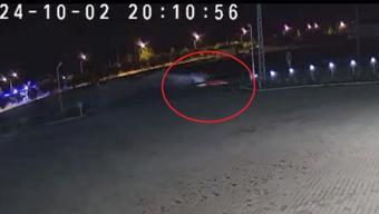 Nevşehir'de otomobilin elektrik direğine çarpması kamerada: 1 ölü, 3 yaralı