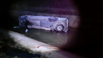 Diyarbakır'da su kanalına düşen otomobilde 3'ü ağır 4 kişi yaralandı