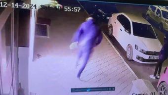 Iğdır'da AK Parti İl Başkanlığı binasına molotoflu saldırı; o anlar kamerada