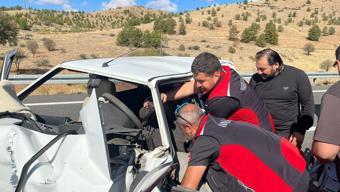 Nevşehir’de iki otomobil çarpıştı: 4 yaralı