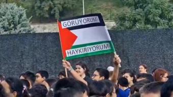 Öğrenciler Gazze'yi unutmadı, unutturmadı