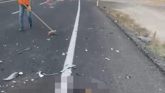 Nevşehir’de otomobilin çarptığı 2 at öldü