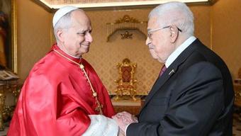Papa 14. Leo ile Filistin Devlet Başkanı Abbas görüştü