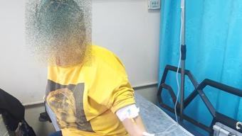 Sucuklu tost yiyen anne ile oğlu hastanelik oldu