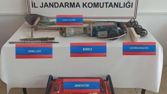 Yozgat'ta kaçak kazı operasyonunda 3 gözaltı