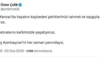 AK Parti'li Çelik: Kanlı Yanvar şehitlerini rahmet ve saygıyla anıyoruz