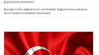 AK Parti'li Çelik: Bayrağımıza yapılan alçak saldırıya en net ve güçlü karşılık verilecek