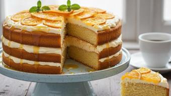 Portakallı pasta tarifi: Kelepçeli kalıpta dağılmayan lezzet