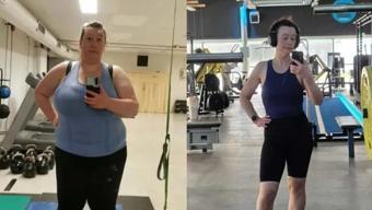 37 yaşındaki kadın tam 79 kilo verdi! Sırrı 'meğer kilo vermek bu kadar kolaymış' dedirtti