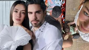 Kadir Doğulu ve Neslihan Atagül aile tatilinde! Minik Aziz sosyal medyayı mest etti