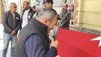 Trafik kazasında hayatını kaybeden uzman çavuş toprağa verildi