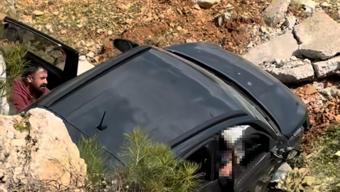 Otomobil şarampole düştü: 1 ölü, 3 yaralı