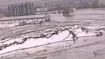 Bitlis'te otomobilin takla attığı kaza kamerada
