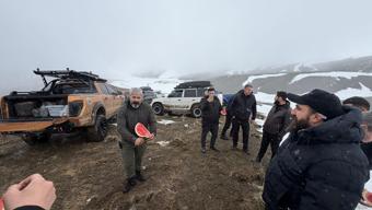 Van’da Off-Road tutkunları Erek Dağı eteklerindeki zorlu parkurları aştı