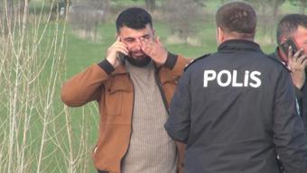 Otomobili alev alan sürücü gözyaşlarını tutamadı