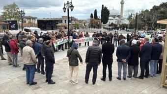 Tekirdağ'da Sumud Filosu'na saldırıya tepki