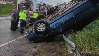 Ordu’da trafik kazası: 1 yaralı