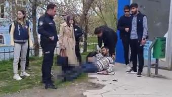 Adliyeye boşanma başvurusu yapmaya gelen eniştesini vurdu