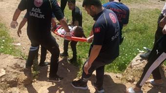 Mardin’de kayalıklardan düşen çocuk yaralandı