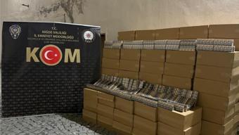 Niğde’de 50 bin paket kaçak sigara ele geçirildi
