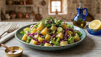 Tam kıvamında patates salatası tarifi! Lezzetiyle kaşık kaşık yediriyor