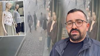 Beyoğlu’nda şaşırtan hırsızlık! Mankeni soyup üzerine giydi, kayıplara karıştı