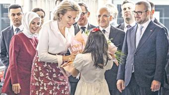 Kraliçe Mathilde’den İstanbul Finans Merkezi’ne ziyaret