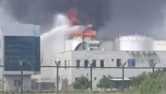 Mersin'de biyodizel üretim tesisinde yangın