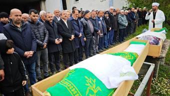 Aynı gün hayatını kaybeden anne ve oğlu toprağa verildi