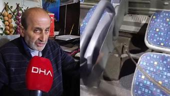 Fatih'te dehşet! İnşaat demiri İETT otobüsünün altını deldi! Yolcu yaralandı