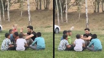 Şehit polis Emrah Koç'un çocuklarla çekildiği görüntüler yürek burktu