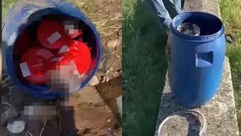 Şanlıurfa'da tüyler ürperten görüntü! Varilin içinden 21 insan cenini çıktı