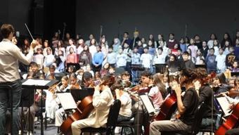 Cumhurbaşkanlığı Çocuk Orkestrası ve Korosu, 19 Mayıs Atatürk’ü Anma, Gençlik ve Spor Bayramı konseri için hazırlıklarını tamamladı