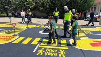 Keban'da ilkokul öğrencilerine tafik eğitimi verildi