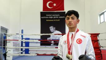 Milli boksör Kurtay'ın hedefi dünya şampiyonluğu