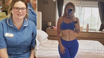 Ayrılık acısı her şeyin dönüm noktası oldu! 105 kilodan 57 kiloya düştü: 29 yaşındaki hemşirenin inanılmaz değişimi
