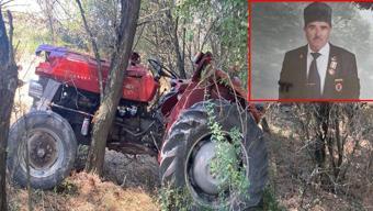 Devrilen traktörün sürücüsü Kıbrıs gazisi hayatını kaybetti