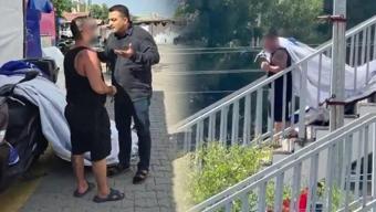 Cumhurbaşkanı Erdoğan'ın pankartını söküp zarar veren şahıs tutuklandı