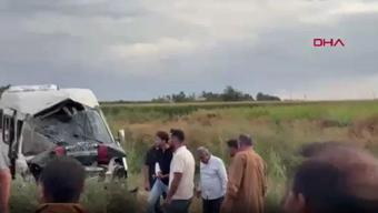 Şanlıurfa’da tarım işçilerini taşıyan minibüs kanala devrildi; 19 yaralı