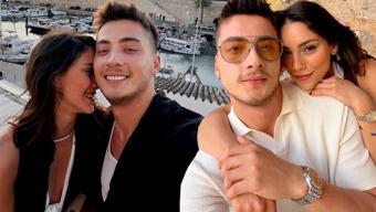 İlişkileri dolu dizgin! Atakan Özkaya ve Dilin Döğer'den mutluluk pozu