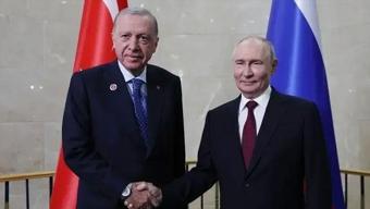Cumhurbaşkanı Erdoğan, Putin ile görüştü