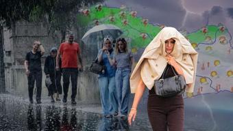 Meteoroloji'den 13 il için sarı alarm! Sıcaklık 6 derece düşüyor, sağanak geliyor