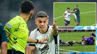 Eski hakemler Beşiktaş - Kocaelispor maçında tartışmalı pozisyonları yorumladı! 'Kural dışı hareket, kırmızı kart'