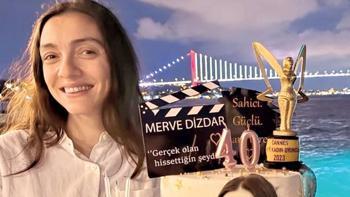 Merve Dizdar'dan 40'ıncı yaşa özel Boğaz'da kutlama