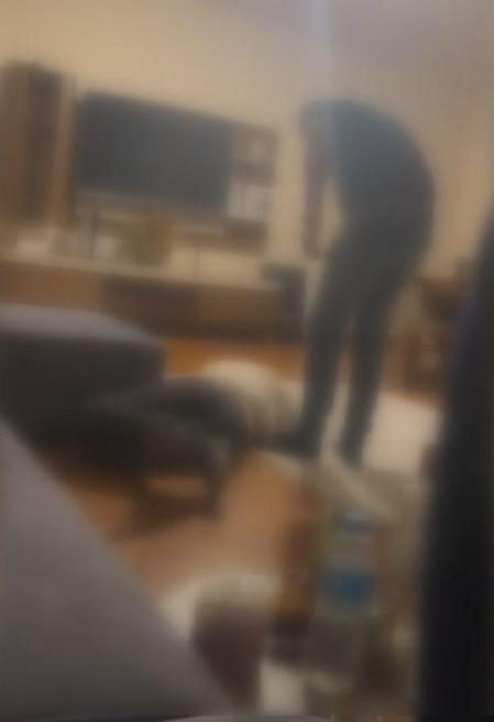Ayşe Tokyazı öldüren Cemil Koçun birlikte yaşadığı kişiyi darbettiği görüntüleri ortaya çıktı