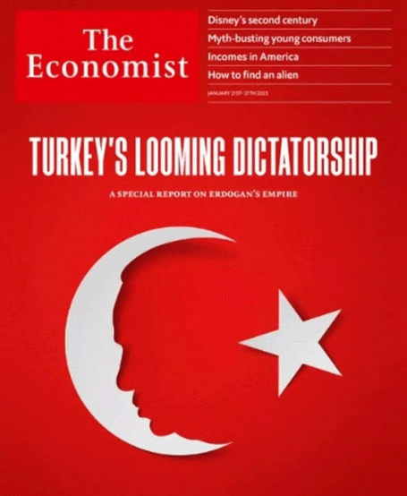 Economistten skandal Türkiye manşeti 2023 seçim analizinde haddini aşan ifadeler