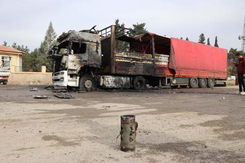 Karkamışa YPGden roket saldırısı Bakanlar bölgedeki son durumu paylaştı
