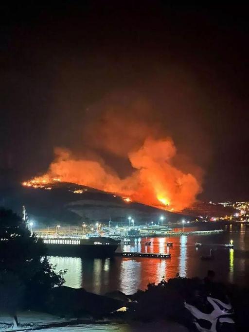 Çeşme kundakçısının görüntüleri ortaya çıktı Alevlerin içinde böyle dolaşmış